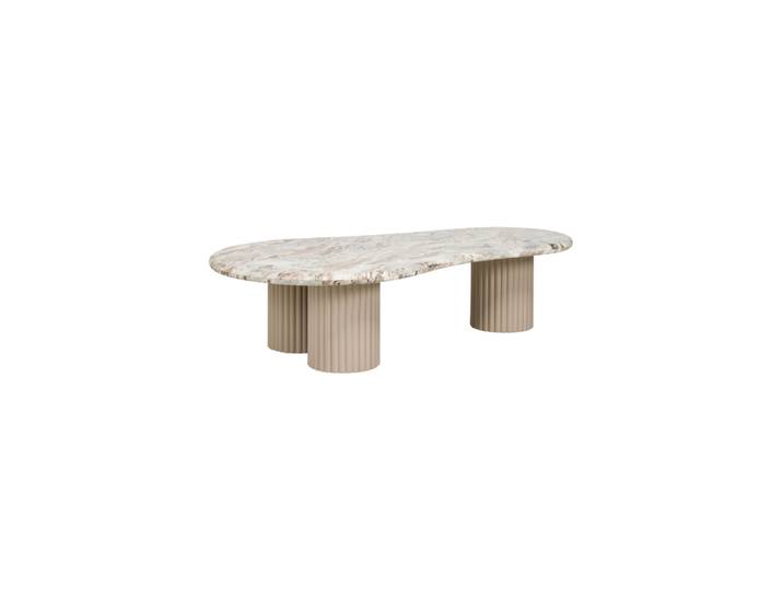 Grosser Marmor Design Couchtisch „Coronel“ Pink Richmond Interiors