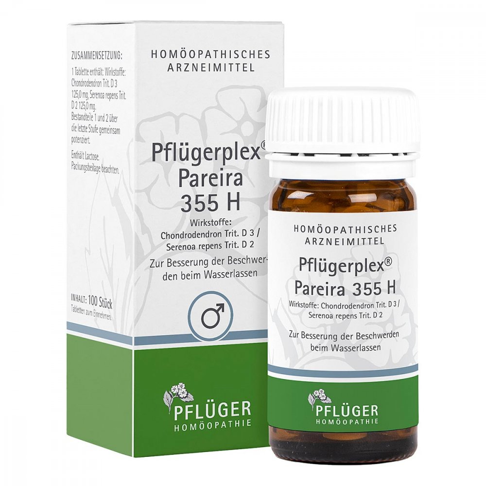Homöopathisches Laboratorium Alexander Pflüger Gmb Pflügerplex Pareira 355 H Tabletten 09708829