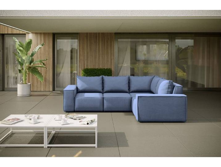 Fun Möbel Loungesofa Gartenmöbel Ecksofa GARDENT, wetterfester Stoff NXL