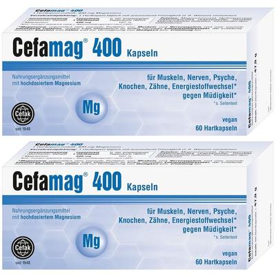 Cefamag 400 Hartkapseln 2x 2x60 St