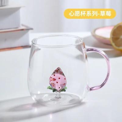 Uplifted Finds Creative 3D Cartoon Animal Glass Mug High Performance Thermal Coffee & Milk Tea Breakfast Cup b