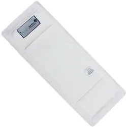 Microfasermop reinigungsberater PREMIUM weiß 40 cm aus weißem Microplüsch für glatte Oberflächen