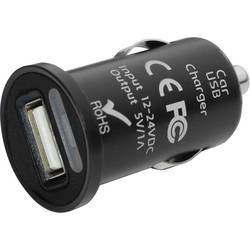 Eufab Mini USB Ladeadapter Belastbarkeit Strom max.=1 A Passend für (Details) universell 12 V zu 5 V, 24 V zu 5 V 16548