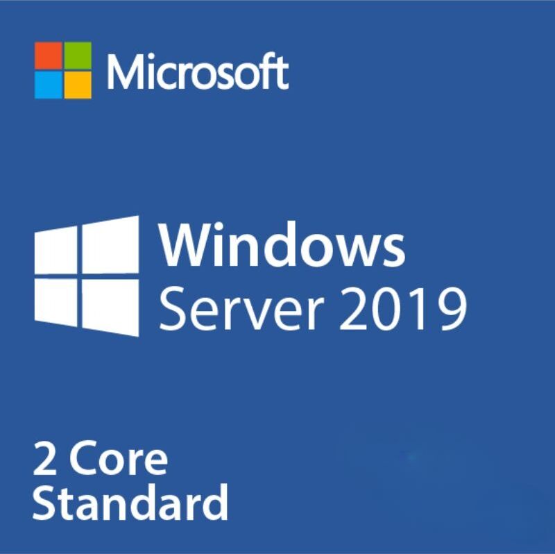 Microsoft Windows Server 2019 Datacenter 2 Core Licence Datacenter Windows Server 2019 pour 2 cœurs permettant de compléter la licence des serveurs