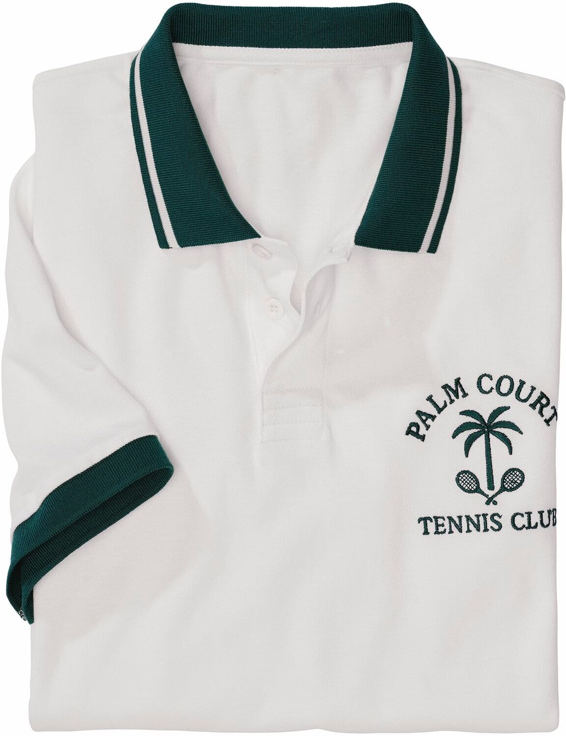 Mey & Edlich Polo Palm Court Tennis Club Weiß 3XL