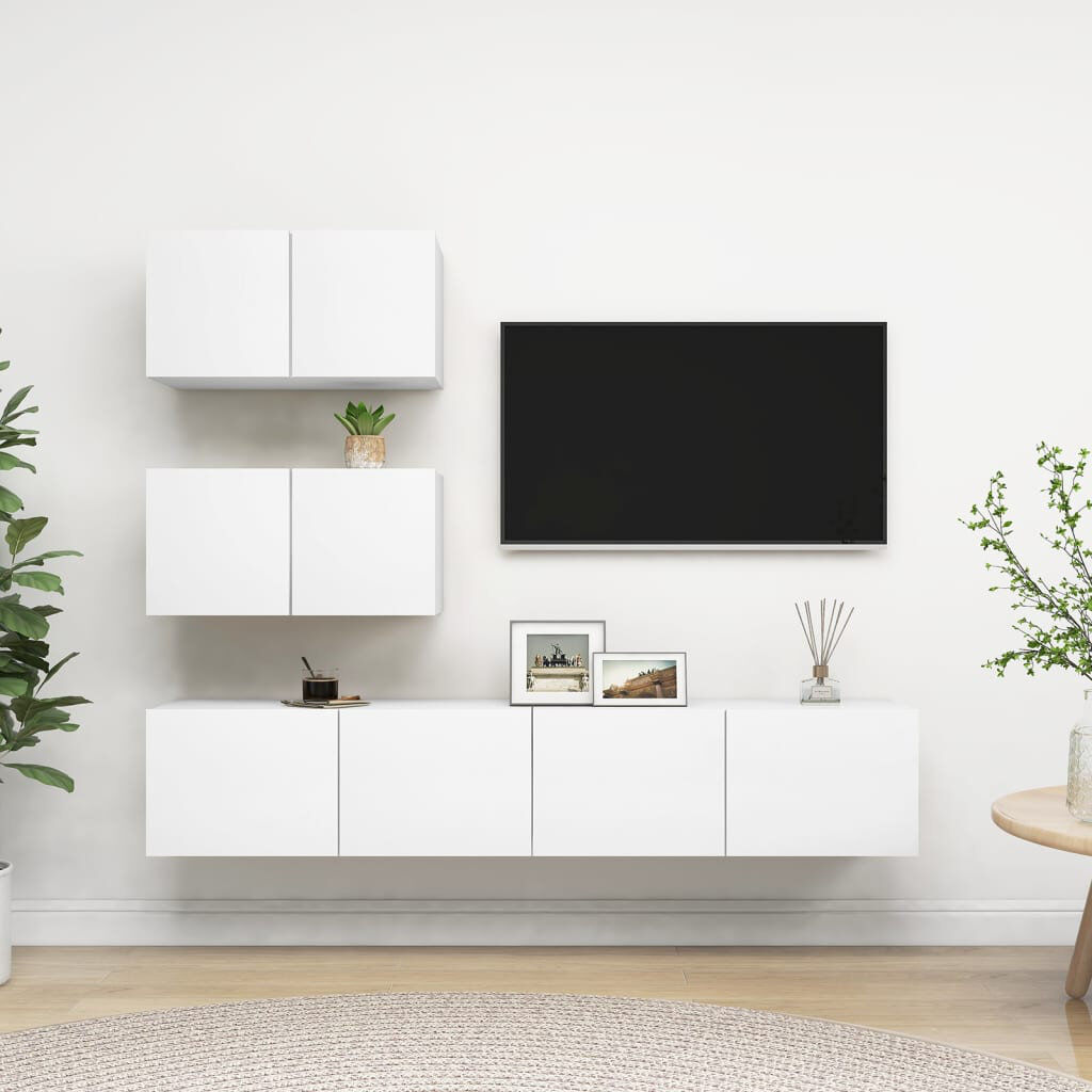 Ebern Designs Azazel TV Stand for TVs up to 32" White 160cm