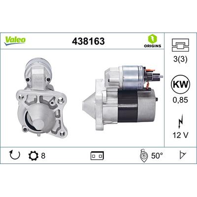 VALEO Starter NEW ORIGINAL PART 438163 für DACIA MITSUBISHI NISSAN RENAULT