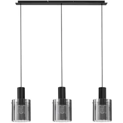 Nova Luce 9236202 MIRBI Pendelleuchte Schwarz/Rauch