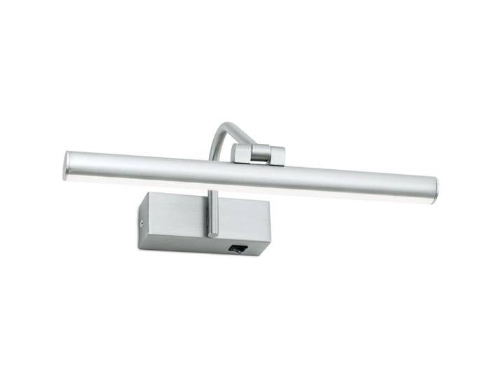 Wandlampe Portrait Nickel satiniert Stahl 380 lm B 18.5 cm - Lichtfarbe: Warmweiss