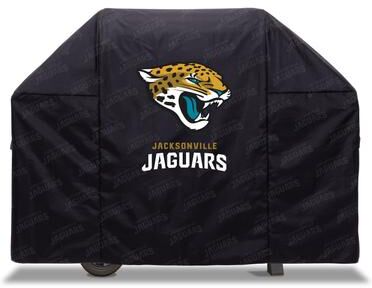 Skip's Garage Jacksonville Jaguars NFL Heavy Duty All-Weather Grill Cover