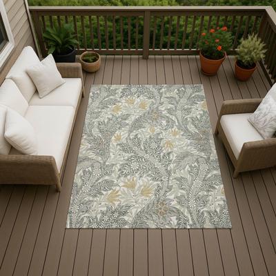 Addison Rugs Machine Washable Indoor/ Outdoor Floral Hagan Chantille Rug