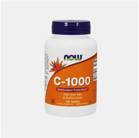 VITAMINA C-1000 C/ BIOFLAV. 100 COMPRIMIDOS NOW