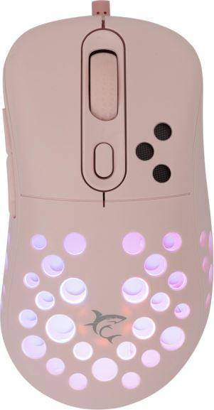 White Shark AZRAEL Gaming-muis, 6D, 7200 dpi, roze