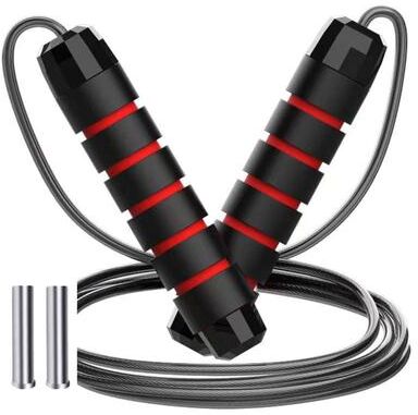 Clever Finds Adjustables Steel Wire Speed Jump Rope For Cardio Fitness Training a6