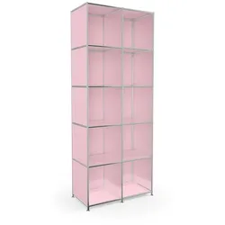 Aktenregal System 4 Metall Rosa