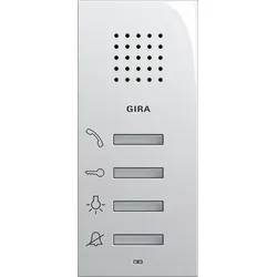 Gira 125003 Wohnungsstation AP System 55 Reinweiß