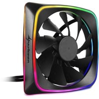 RGB SHARK Lights, Gehäuselüfter schwarz, 120 mm