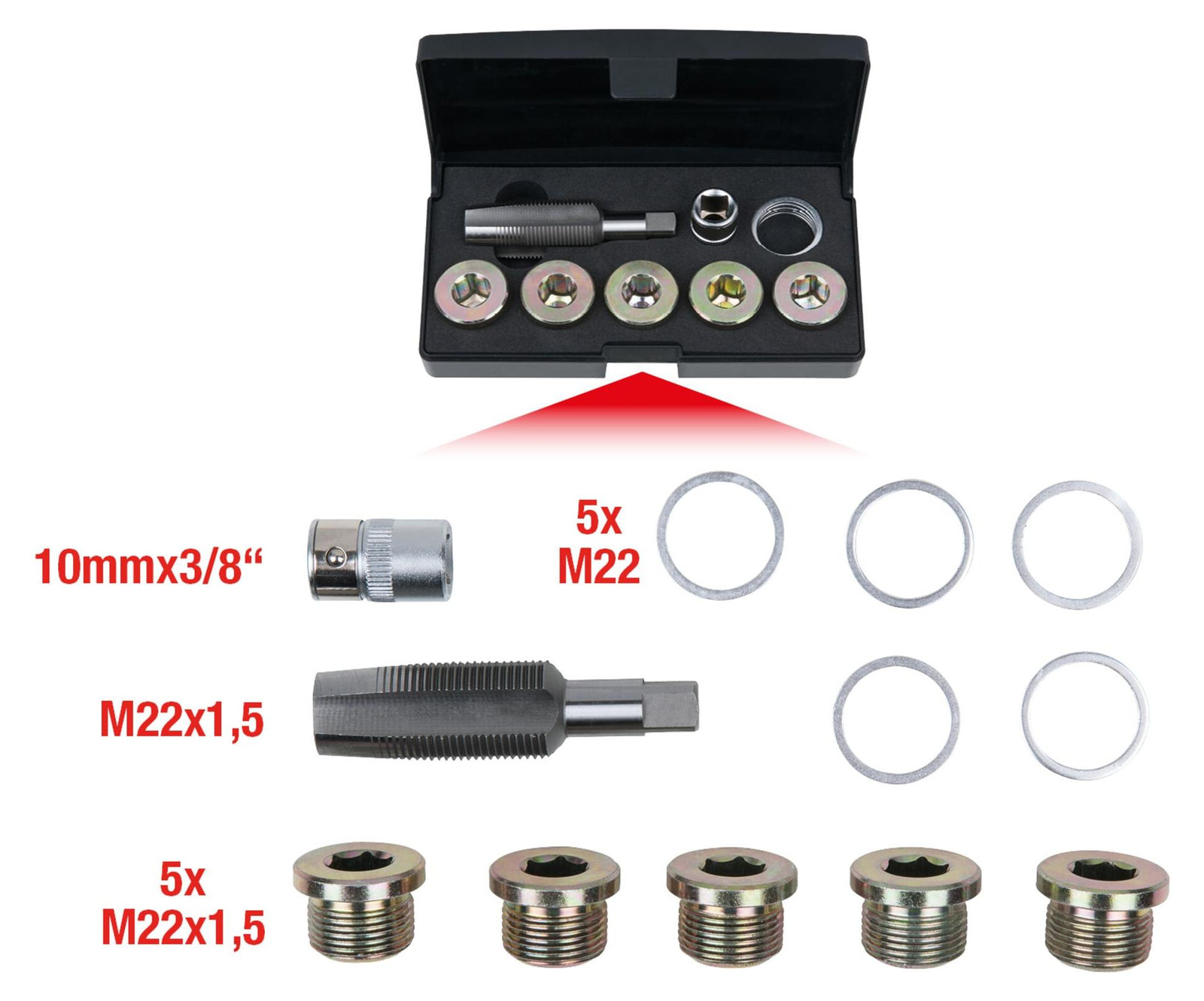 KS Tools 150.4945 gereedschap geschikt voor Citroën/Peugeot, 460 gram
