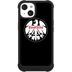 Nivocase Hülle für Apple iPhone 13 Stossfeste Handyhülle NIVOmax Case Schwarz Eintracht Frankfurt (Apple iPhone 13), Smartphone Hülle, Schwarz