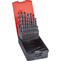 Spiralbohrer-Set DIN 338 HSSE TiALN Typ N, 25-teilig 1-13mm