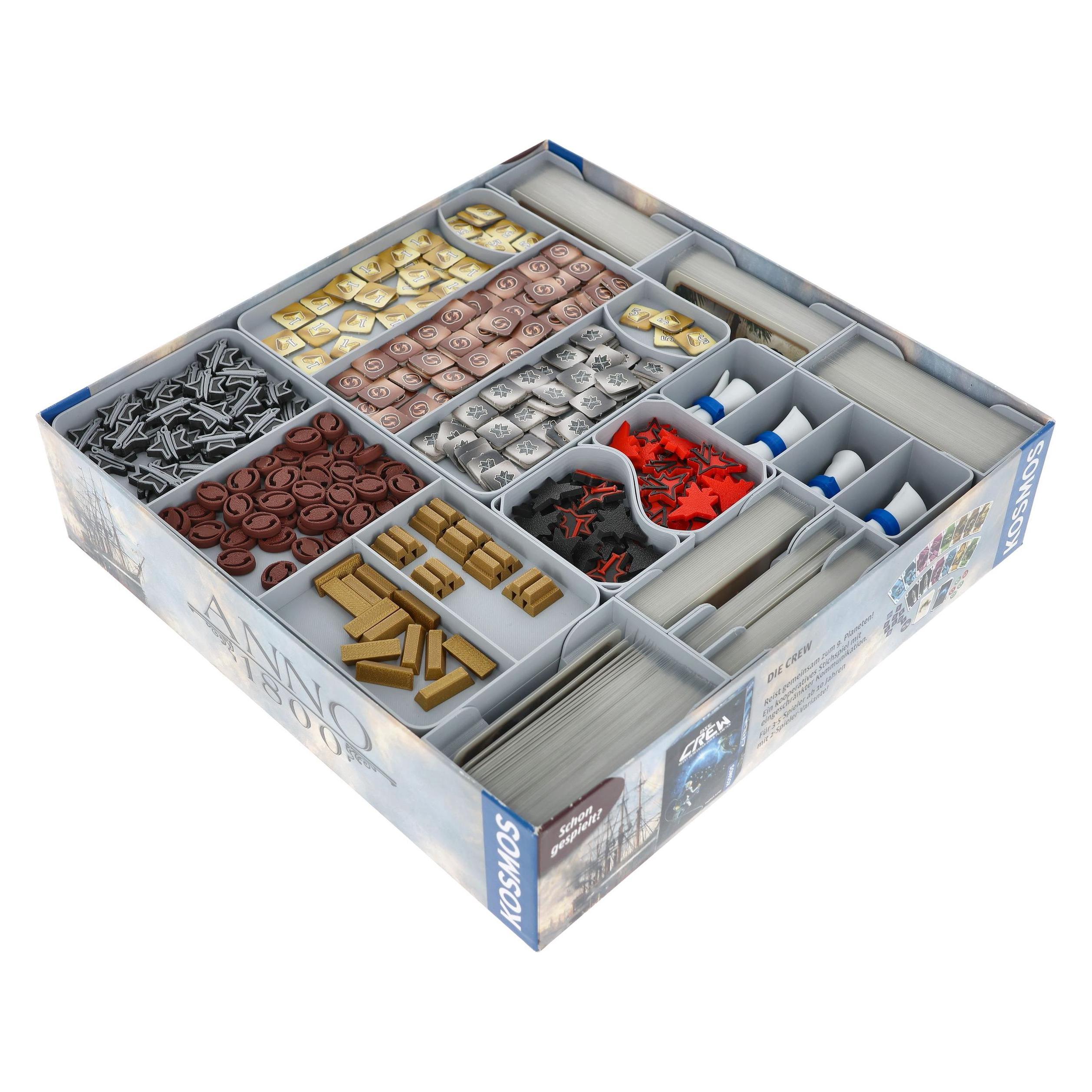 Feldherr 65738 - Organizer Insert mit Token Upgrade Set für Anno 1800 Die Erweiterung (Kunststoff) (ORG279_3D133Set_ 3D138Set)