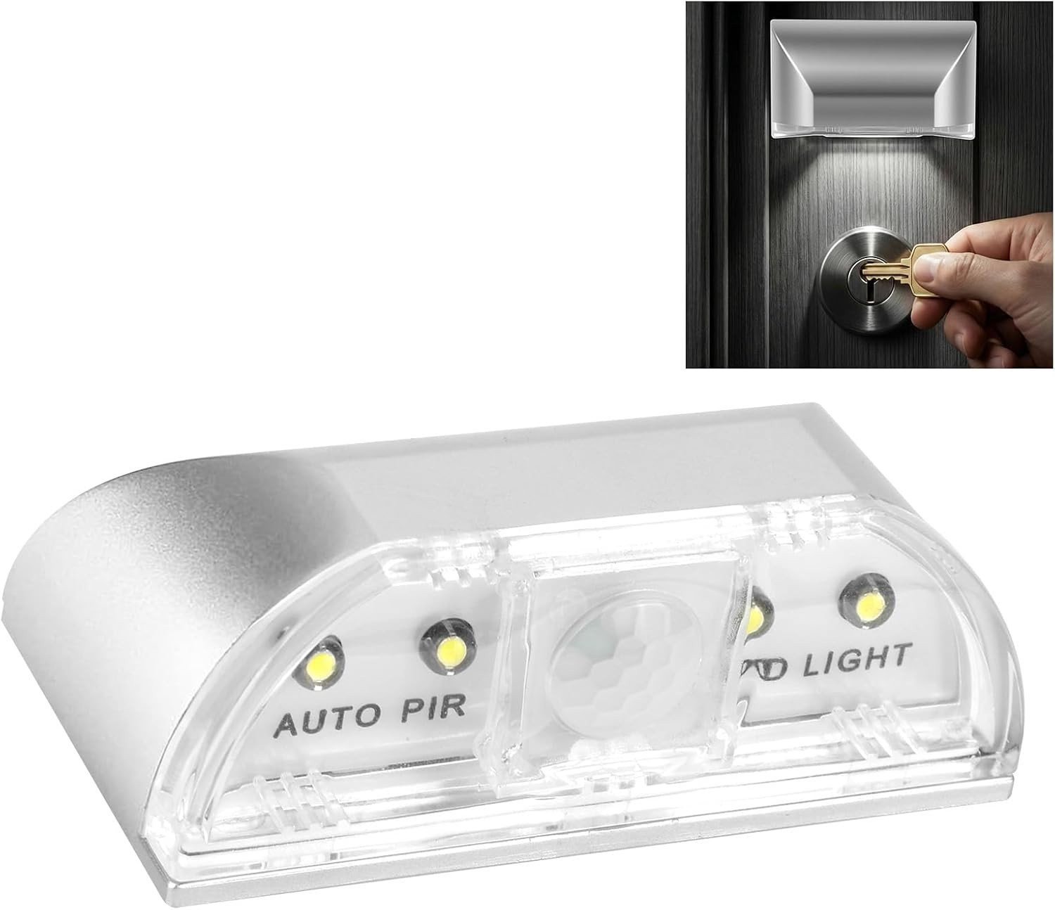 Slimme LED Bewegingssensor Licht met PIR Sensor en Lichtgevoeligheid voor Keuken, Badkamer en Kastjes
