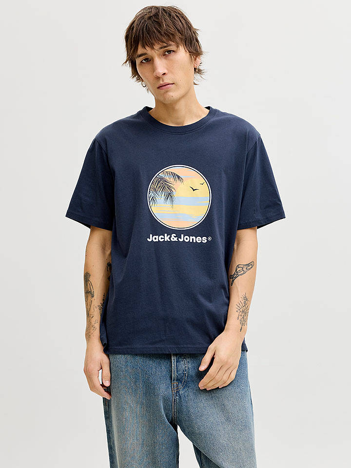 Jack & Jones Shirt "Perry" in Dunkelblau - M