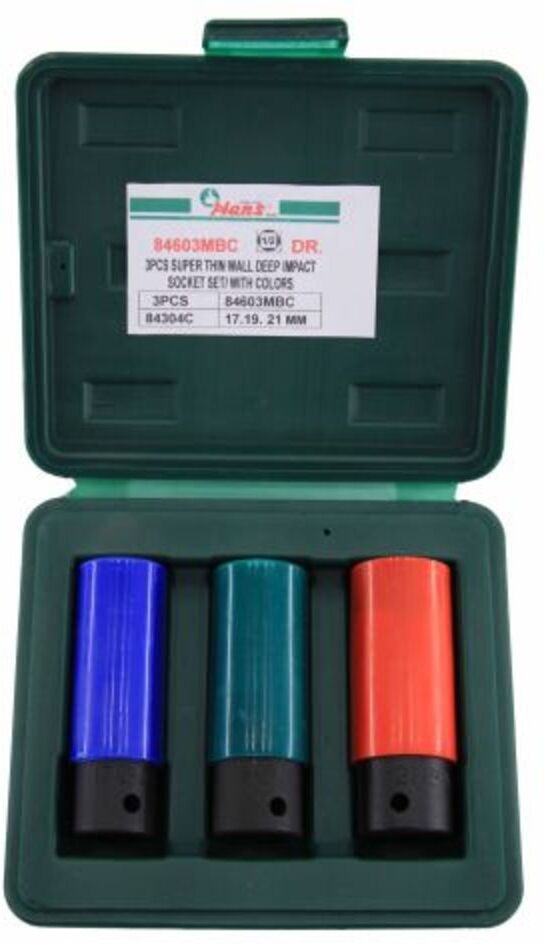 Schlagsteckschlüsselsatz 1/2" HANS 84603MBC