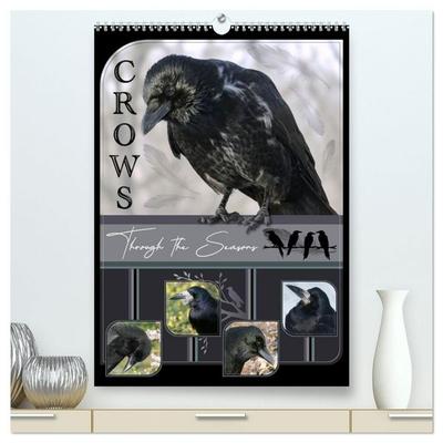 Crows - Through the Seasons (High Quality Premium Wall Calendar 2027 DIN A2 portrait),CALVENDO 12 Month Wall Calendar