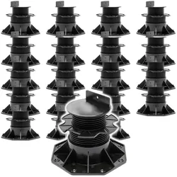 XPOtool, Gartenbodenbelag, Set 20x Stelzlager Terrassen 2700kg 60-138mm Stellfüsse höhenverstellbar