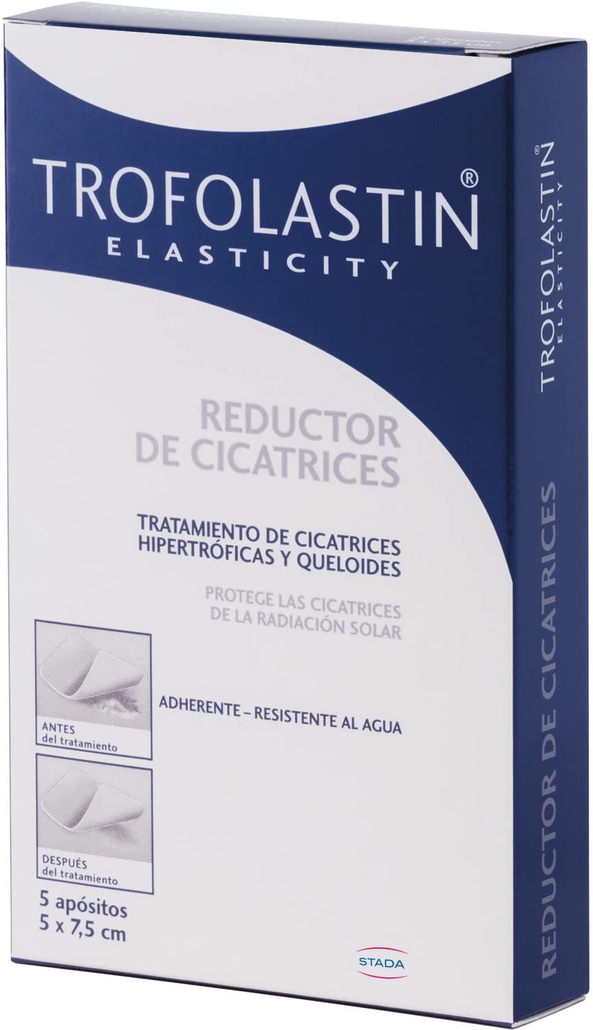 Trofolastin Trofolastín Reductor de Cicatrices 5x7,5cm 5 uds