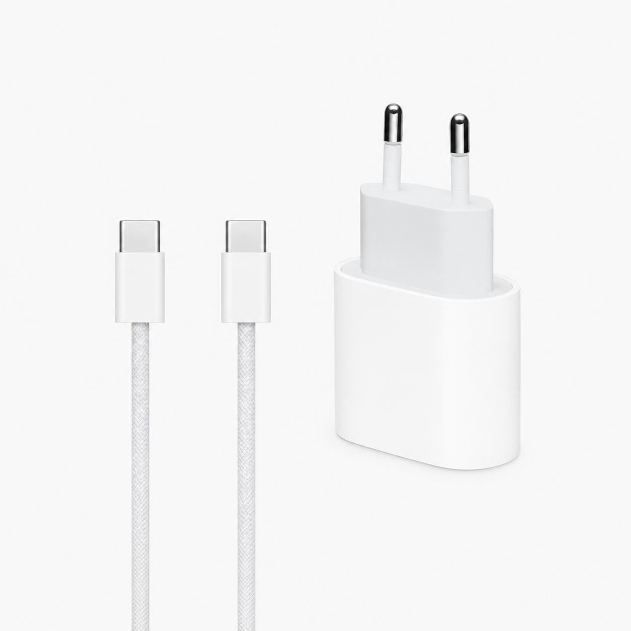 Apple USB-C 25W Lichtnetadapter met USB-C-kabel - Wit