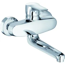 Kludi Objekta Küchenarmatur 328820575 Wandmontage, Ausladung 180 mm, chrom