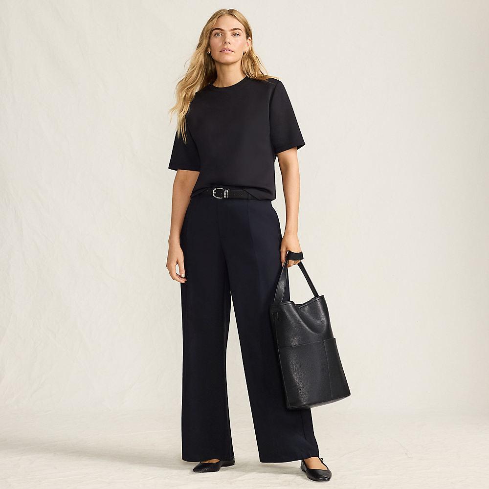 Softe Hose aus Modal-Mix für Damen in Petite-Größe, Damen, size: petite, Schwarz, Polyester/Baumwolle/Modal, by Lands' End