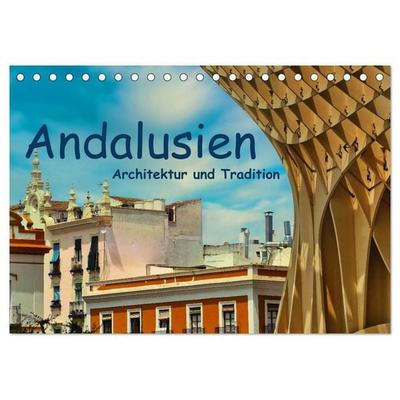 Andalusien, Architektur und Tradition (Tischkalender 2027 DIN A5 quer), CALVENDO Monatskalender