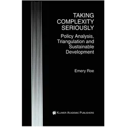 Taking Complexity Seriously, Fachbücher von Emery Roe