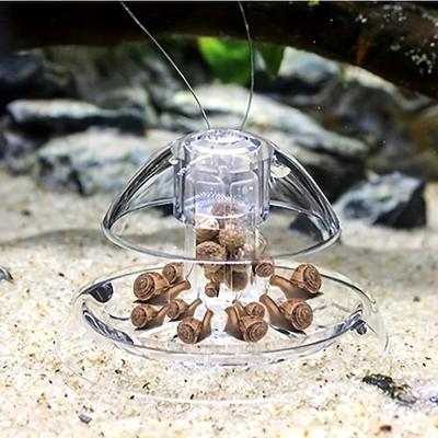Transparente Schneckenfalle für Aquarien, Schneckenfänger für Fischtanks, Schädlingsbekämpfer für Wasserpflanzen, lustige Schneckenbekämpfung, Köder nicht im Lieferumfang enthalten
