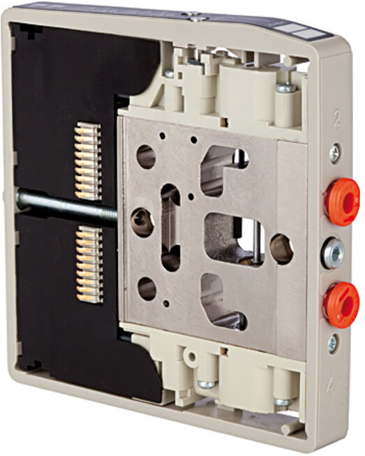 Riegler Disque de vanne HDM, Conn. 4mm, 2x3/2 NO mono ou 5/3 milieu chargé (W 4)