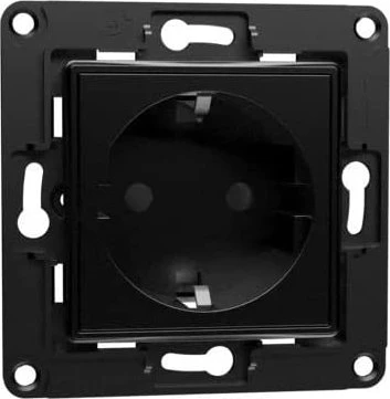 Shelly Home Accessories Wall Socket EU Wandsteckdose Schwarz