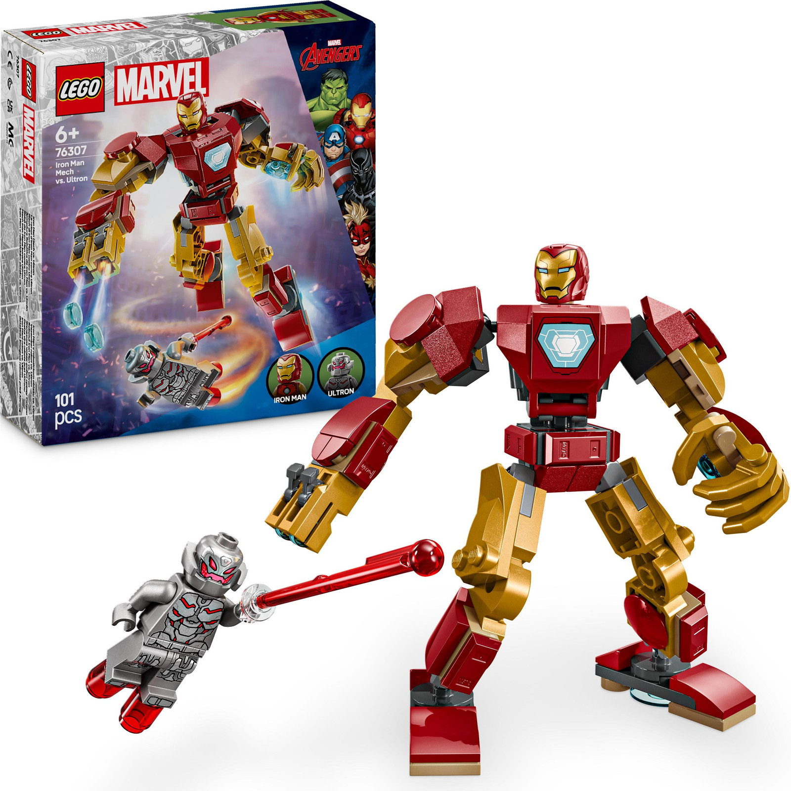 LEGO Marvel Iron Man tegen Ultron 76307