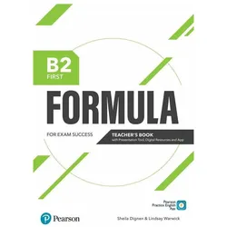Formula B2 First Teacher's Book & Teacher's Portal Access Code, Schulbücher von Pearson Education
