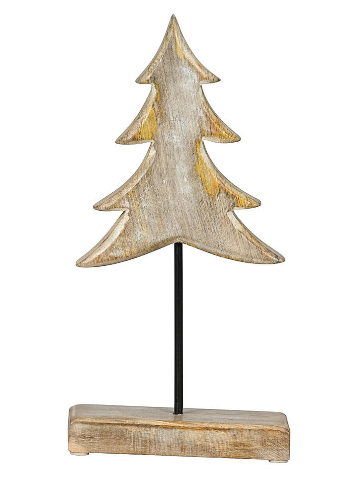 POSIWIO Dekoaufsteller ''Baum'' in Beige - (H)30 cm - onesize