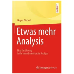 Etwas mehr Analysis, Fachbücher von Jürgen Pöschel