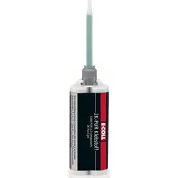 2K PUR Klebstoff (MDI) Hochfest, silikonfrei nicht tropfend 25g Spritze - schwarz