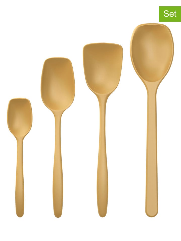 Rosti 4er-Set: Rührlöffel "Classic" in Ocker - onesize