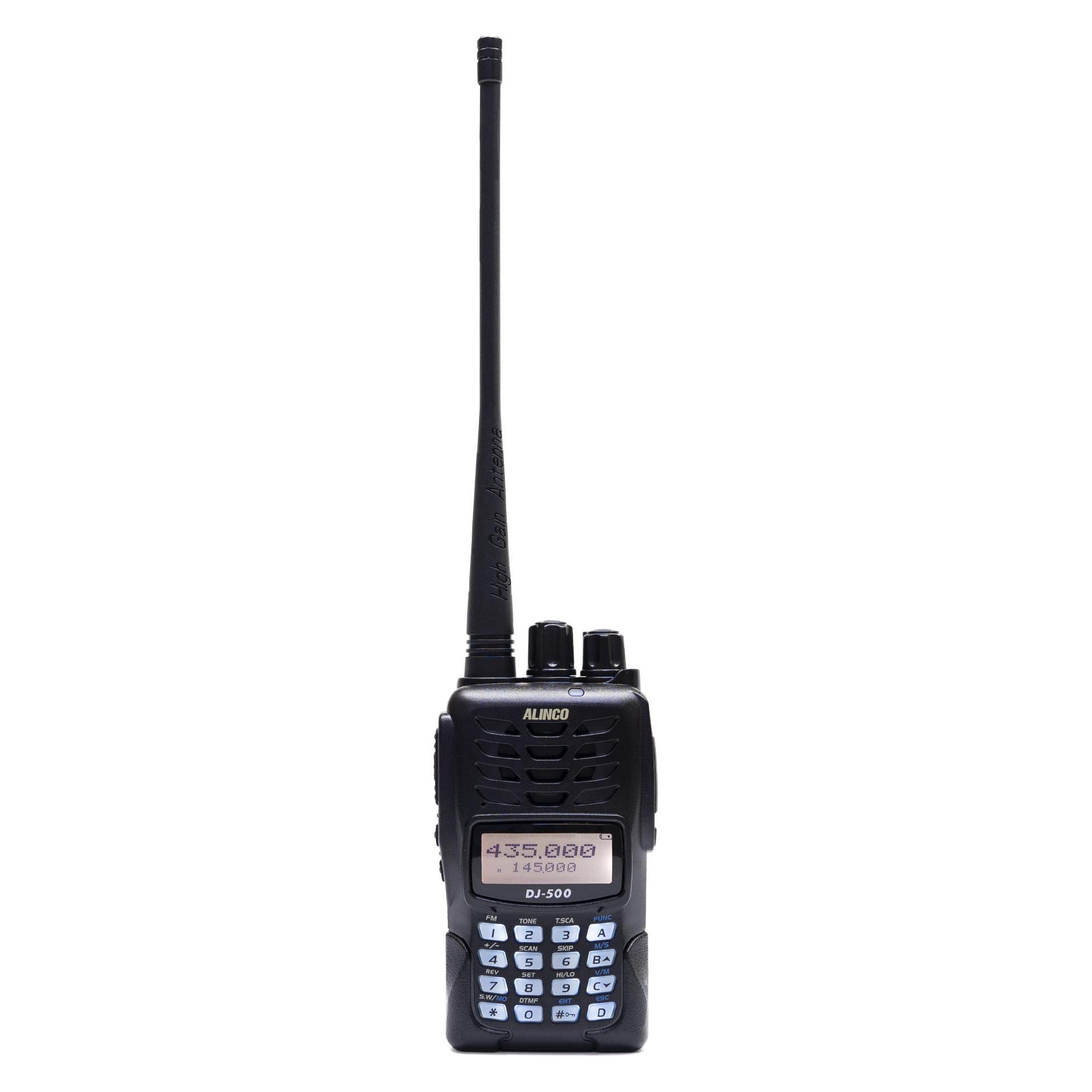 Alinco Tragbares VHF/UHF-Radio PNI DJ-500-E, einstellbare Leistung, 200 CH, 1500 mAh, Talk Around, V (43698307)