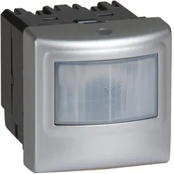 Legrand 079247 Mosaic Bewegungsmelder Komfort 2-Leiter Farbe: Aluminium