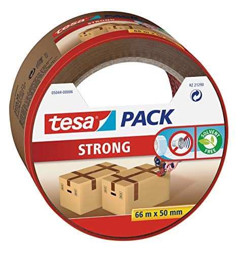 tesapack PP STRONG verpakkingstape Bruin 66 m x 50 mm van tesa