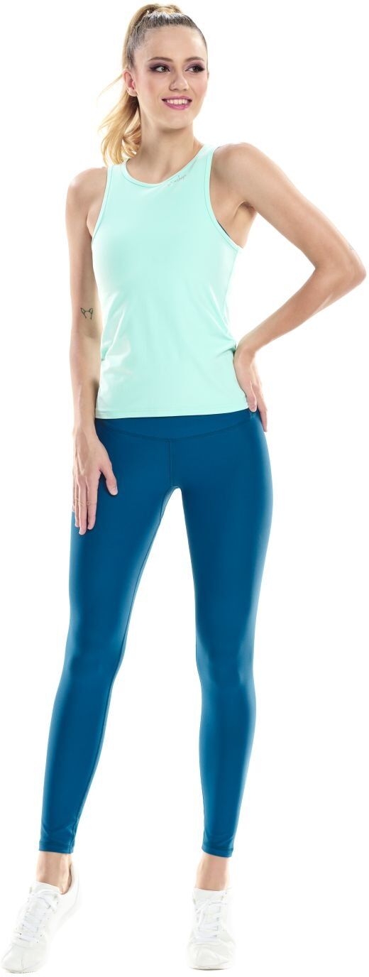 Tanktop WINSHAPE "AET134LS", Damen, Gr. M, grün (delicate mint), 85% Polyester, 15% Elasthan, Rundhals, Tops Tanktop, Functional Soft and Light delicate mint M