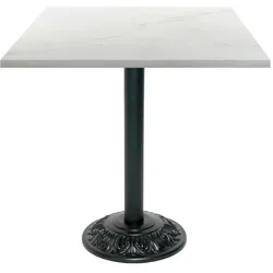 RestooTab - Tisch Versailles 70x70cm Dekor Marmor paros